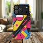 Electric Motion Mix iPhone Cases for Creative Souls | Tough iPhone Magnetic Cases, Stylish Protection, Unique iPhone Accessories, Gift for Art Lovers, Retro Vibes