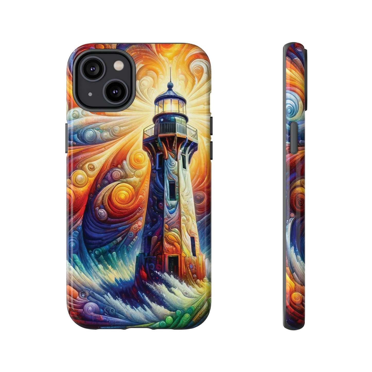 Cosmic Beacon Tough iPhone Cases