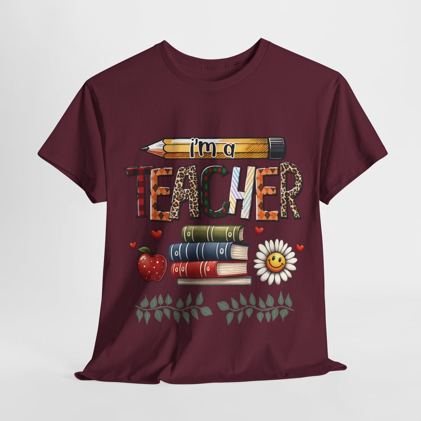 Teachers are Heros Unisex Heavy Cotton Tee