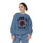 You and Me Valentines Unisex Comfort Colors Garment-Dyed Sweatshirt