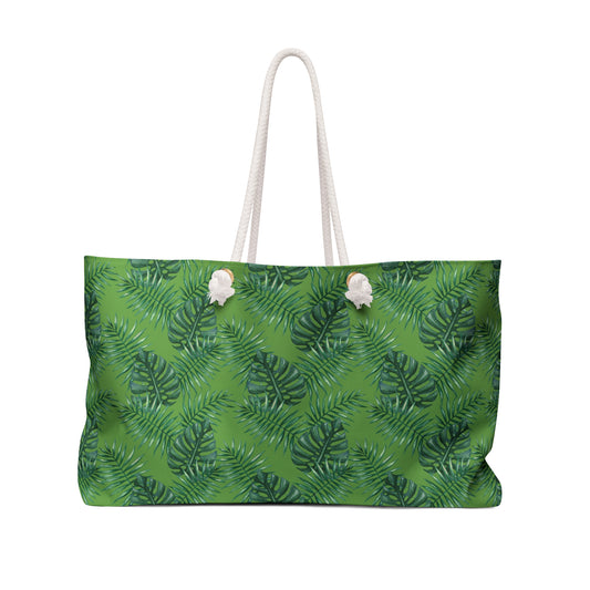 Green Tropical Bliss Weekender Bag