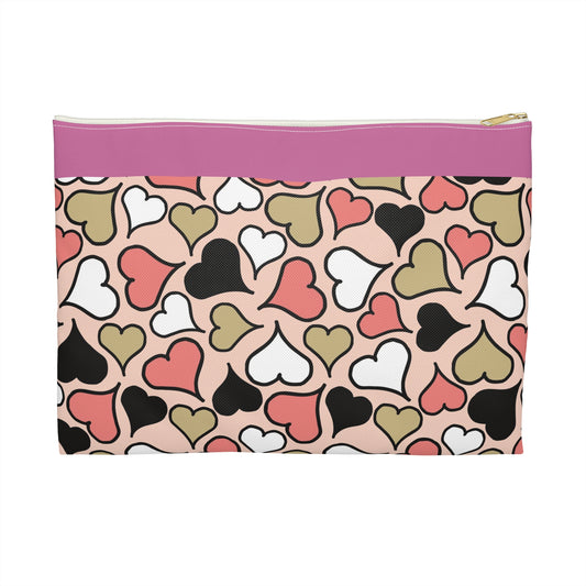 Charming Heart Accessory Pouch - Perfect for Organizing Essentials & Gifts