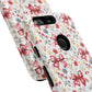 Personalized Rosette Coquette Phone Case - Custom Name/Message 'I Am Stronger Than The Storm' Floral Bow Protective Case