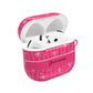 Personalized Pink Bow Coquette AirPod Cases — Custom Name Protective Cover
