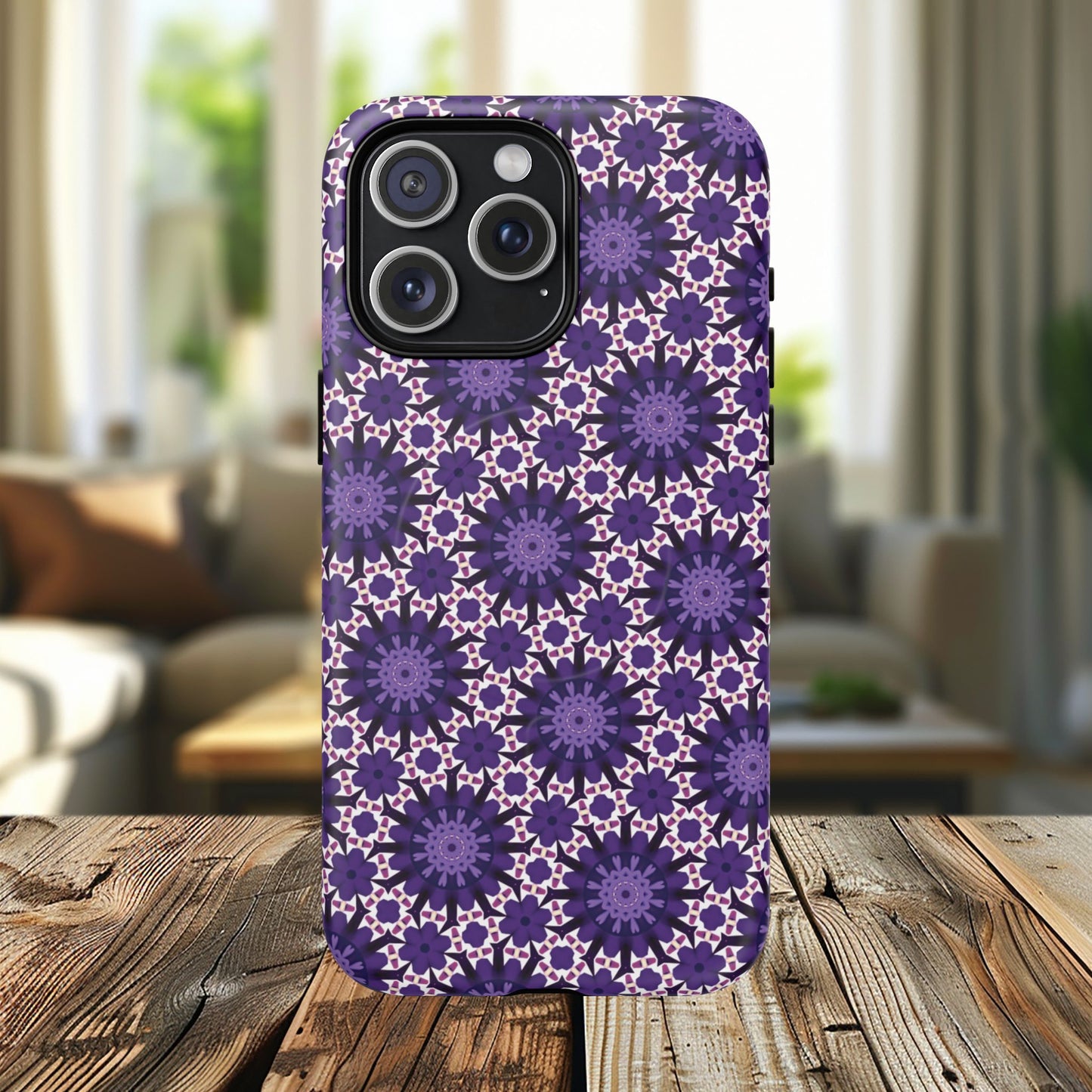 Twilight Petal Mirage Magnetic iPhone Cases, Unique Floral Designs, Tough Protection, Gift for Her, iPhone Accessories, Custom Cases