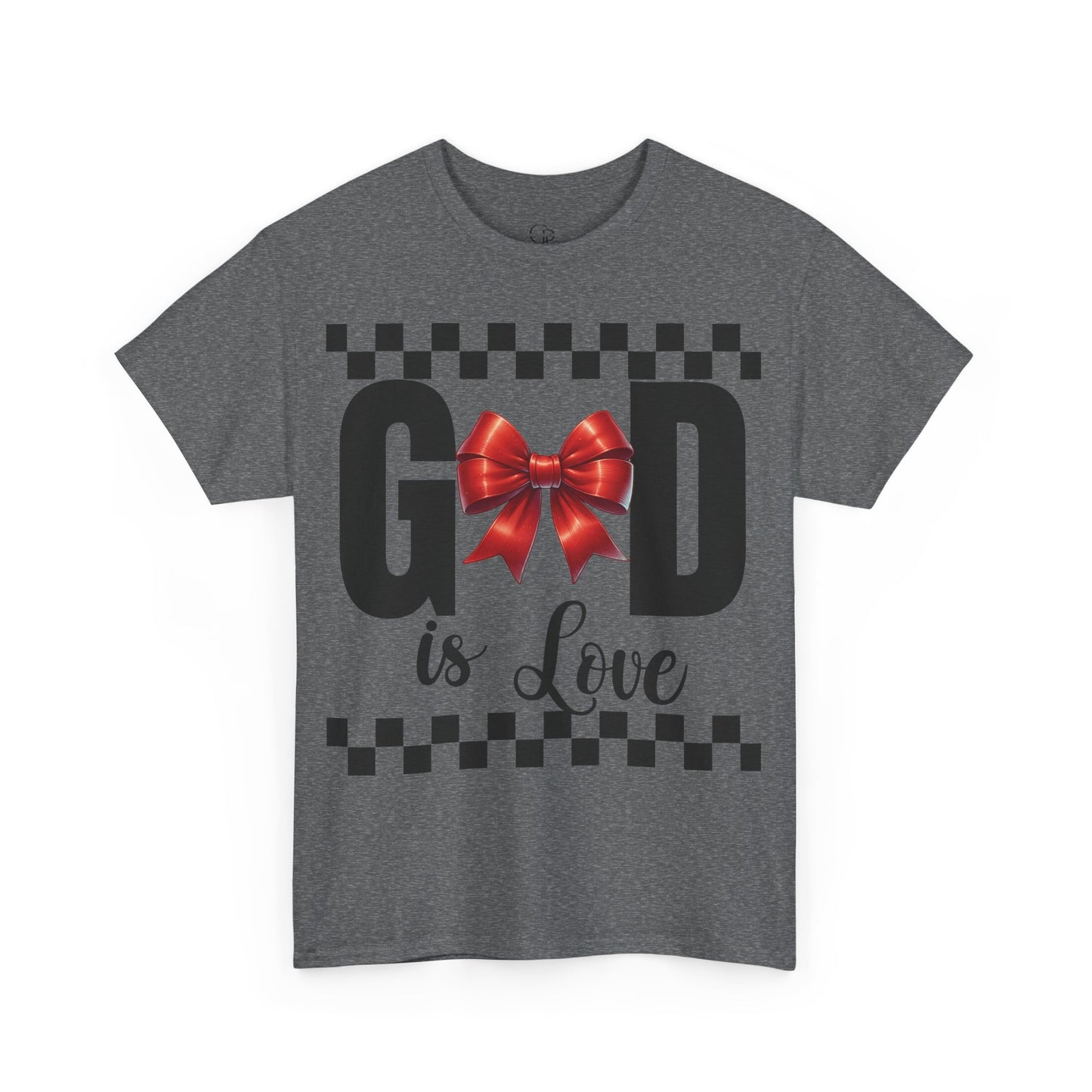 GOD is LOVE Charm Unisex Heavy Gildan Cotton Tee.