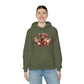 Autumn Highland Cow Charm Unisex Heavy Blend™ Hooded Sweatshirt