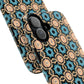Sahara Star Mosaic Colorful Geometric iPhone Cases, Tough Magnetic iPhone Cases, Vibrant Design iPhone Cover, Durable iPhone Protection, Stylish Tech Accessories.