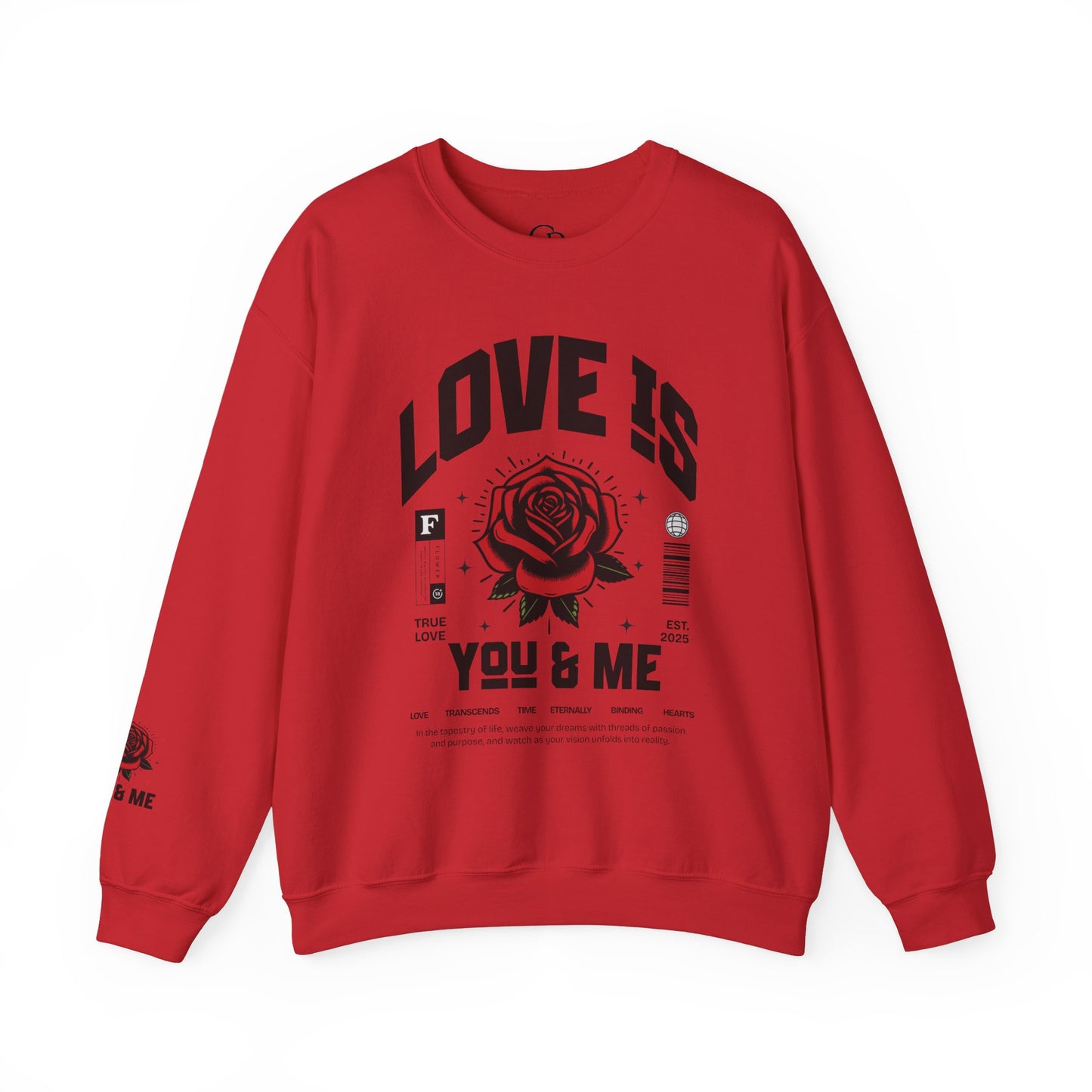You and Me Valentines Unisex Gildan Heavy Blend™ Crewneck Sweatshirt