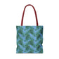 Blue Tropical Bliss Tote Bag