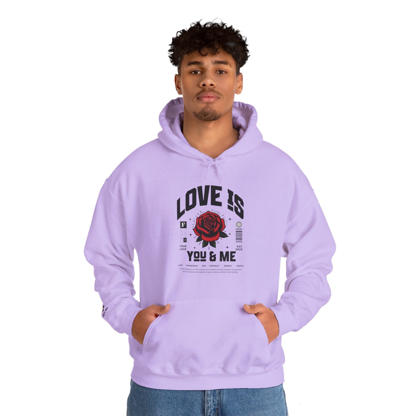 You and Me Unisex Gildan Hoodie Sweatshirt