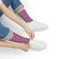 Winter Wonderland Pink Sublimation Crew Socks