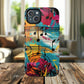 Vibrant Music Note Phone Case, Tough Magnetic Case, Music Lover Gift, Colorful Phone Accessory, Customizable Phone Cover, Unique Gift Idea