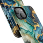Ocean Quartz Luxe Marble Pattern Tough Magnetic iPhone Case, Phone Accessories, Luxury Gift, Durable iPhone Cover, Unique Design for iPhone Users.