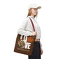 LOVE Always Brown Tote Bag.