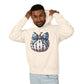 Polka Dot Pumpkin Charm Lightweight Hooded Sweatshirt