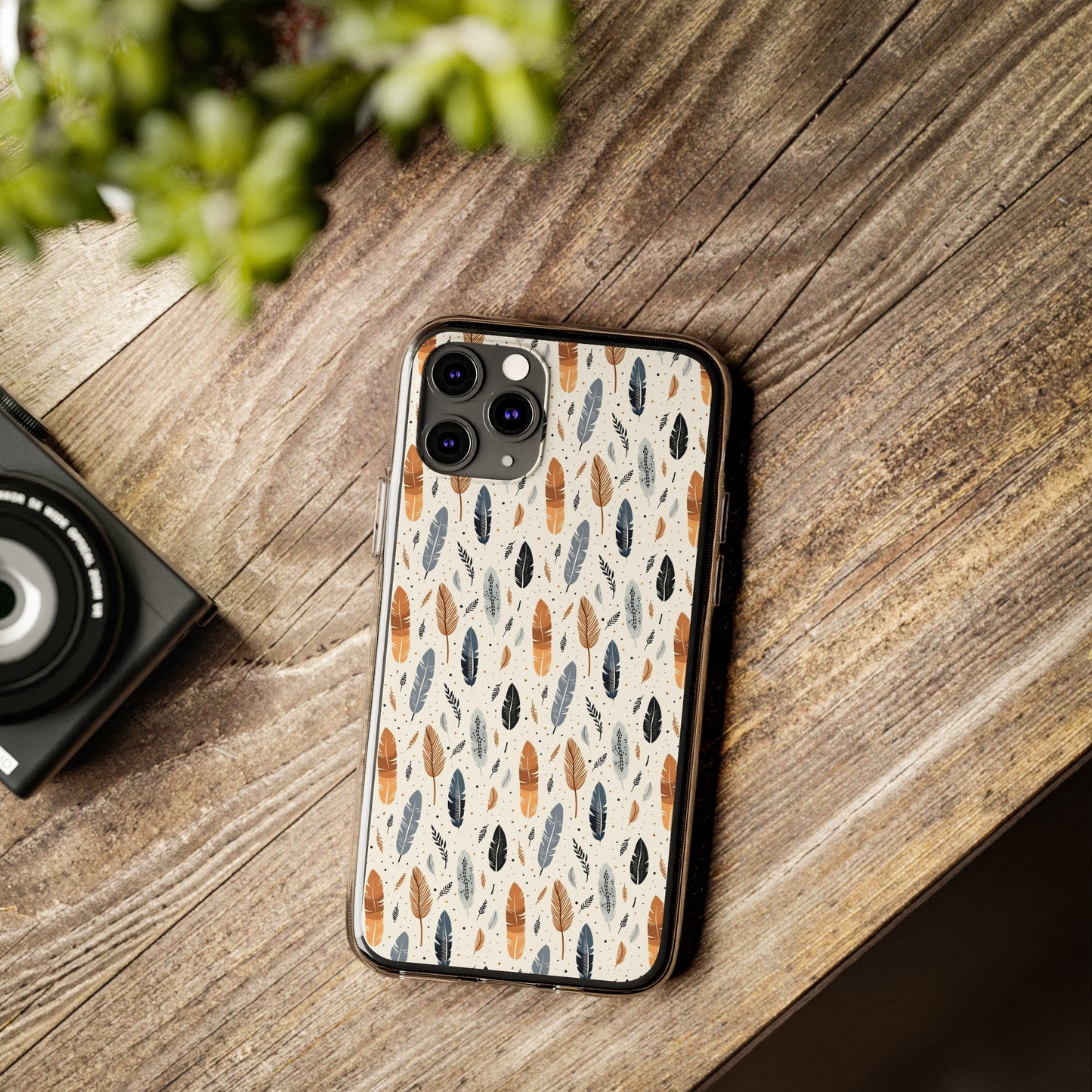 Whispering Feathers Soft iPhone, Google and Samsung Cases