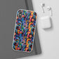 Psychedelic Visions Flexi iPhone and Samsung Case - Colorful Abstract Design.