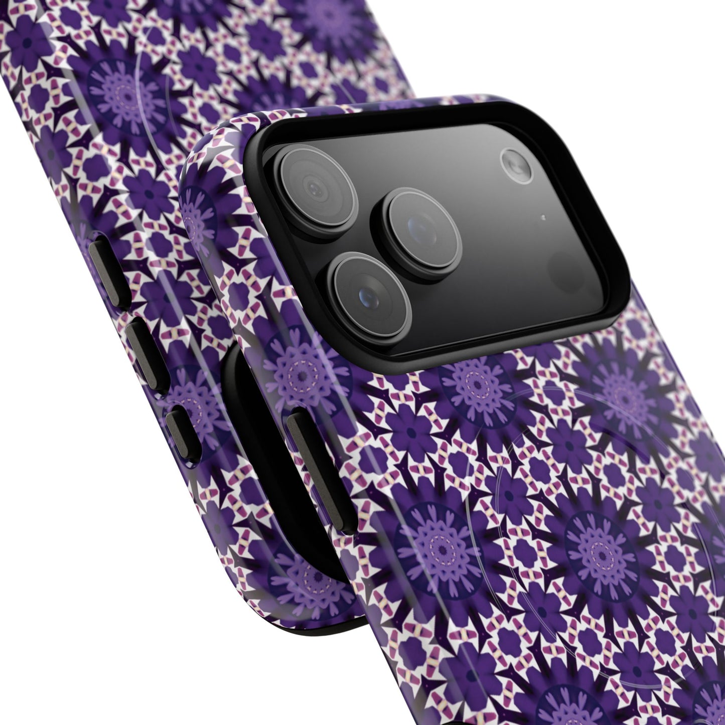 Twilight Petal Mirage Magnetic iPhone Cases, Unique Floral Designs, Tough Protection, Gift for Her, iPhone Accessories, Custom Cases