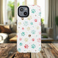 Pet Lover Magnetic iPhone Case - Cute Paw Print Design, Tough Magnetic Cases for Dog and Cat Owners, Gift for Animal Lovers
