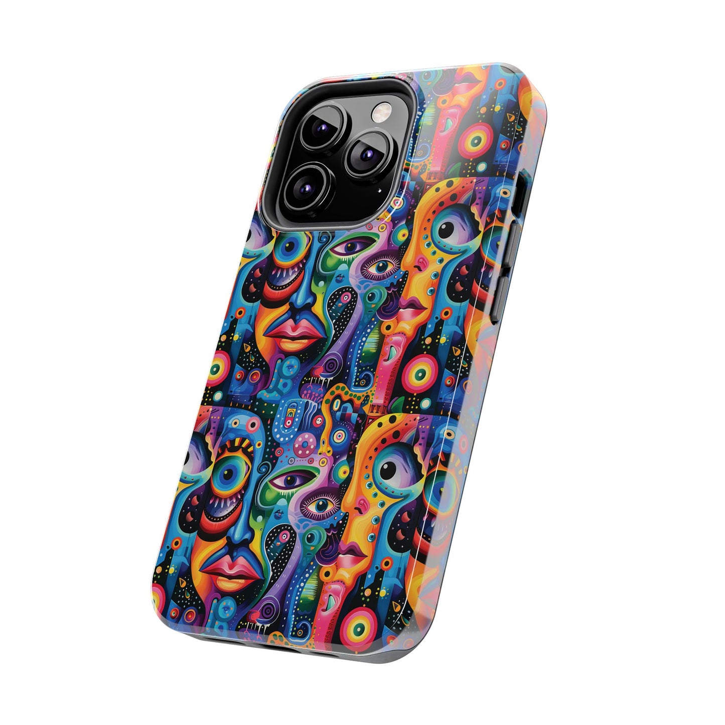 Psychedelic Visions Vibrant Art iPhone and Samsung Phone Case - Stylish Tough Case for Artists & Creatives.