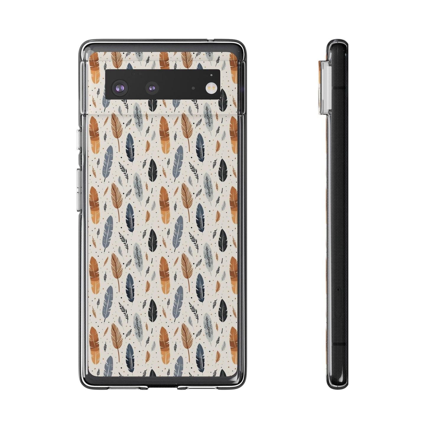 Whispering Feathers Soft iPhone, Google and Samsung Cases