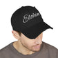 'ELOHIM, GENESIS 1:1'  Distressed Dad Hat with Embroidered, Casual Cap for Fathers, Gifts for Dads, Religious Hat, Vintage Style
