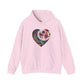 Floral Heart Unisex Heavy Blend™ Hooded Sweatshirt