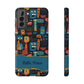 Personalized Colorful Abstract Faces Clear Impact-Resistant Case
