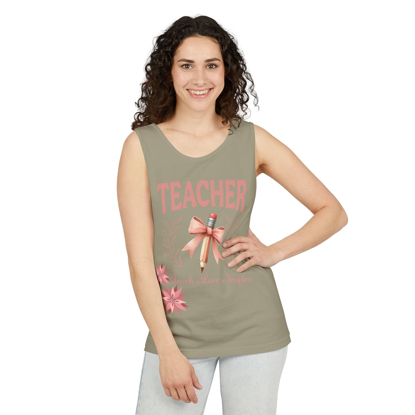 Teacher Unisex Garment-Dyed Tank Top