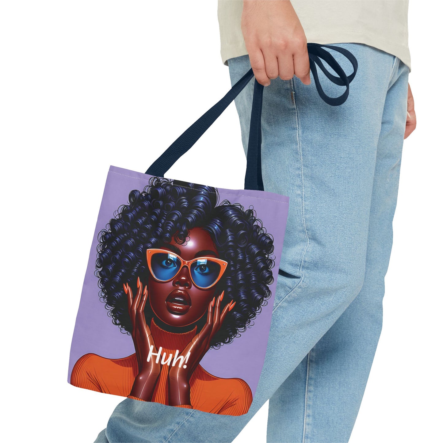 Afro Luxe Glow Tote Bag