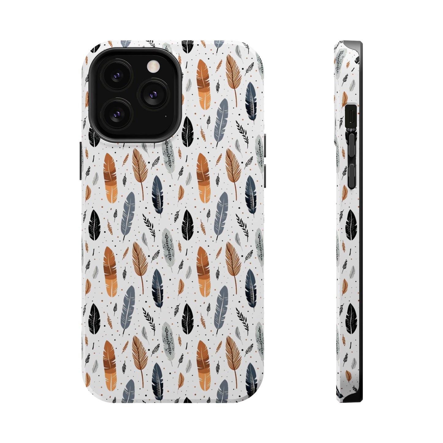 Whispering Feathers Magnetic Tough iPhone Cases