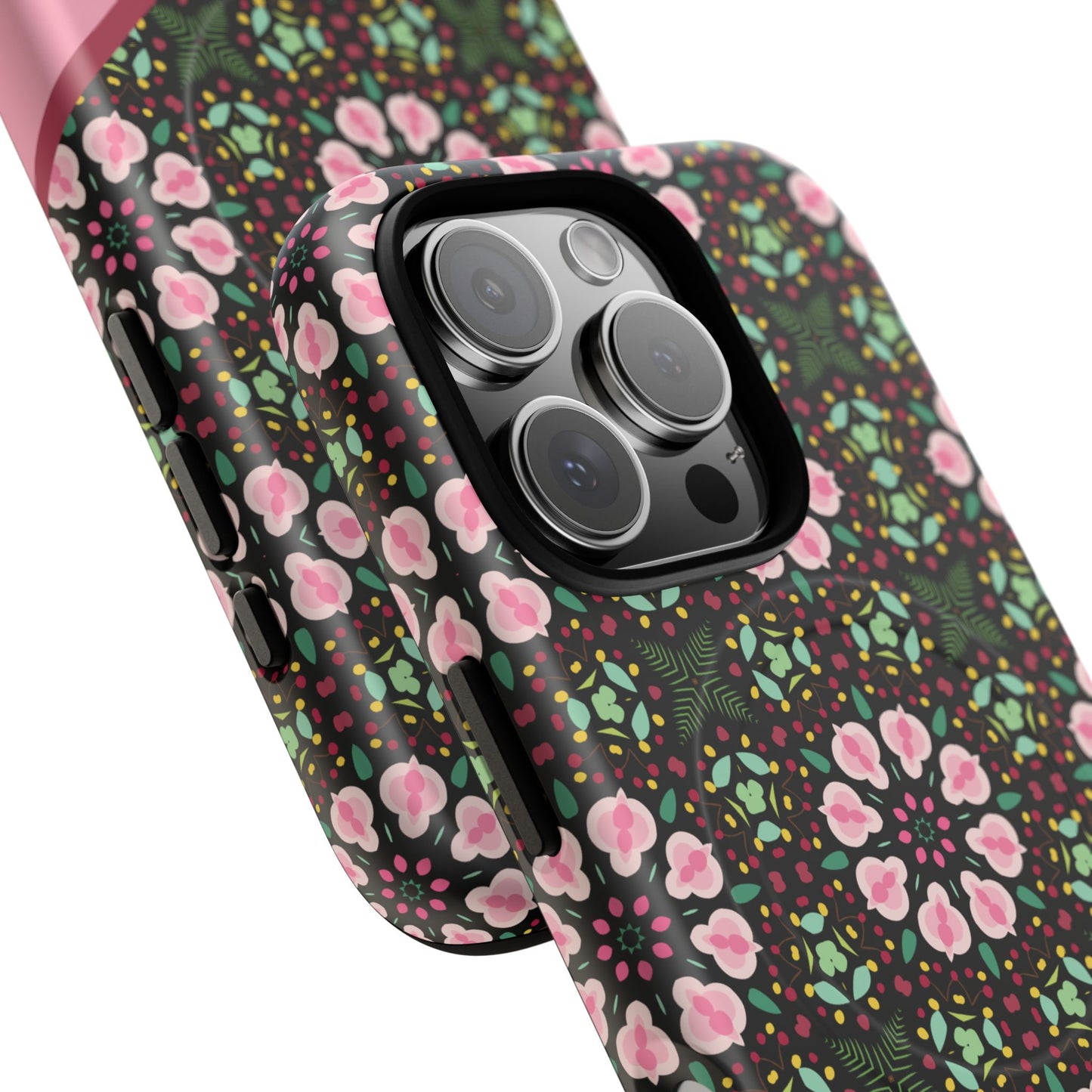 Personalized Twilight Petal Tapestry Floral Tough Magnetic MagSafe® iPhone Case, Durable iPhone Protector, Unique Gift for Her, Stylish Tech Accessories.
