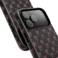 Coquette Chic Bow-Patterned Tough Magnetic iPhone Case, Stylish Gift for Her, Protective iPhone Cover, Trendy Accessory, iPhone Birthday Gift, Fashionable Tech