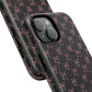 Coquette Chic Bow-Patterned Tough Magnetic iPhone Case, Stylish Gift for Her, Protective iPhone Cover, Trendy Accessory, iPhone Birthday Gift, Fashionable Tech