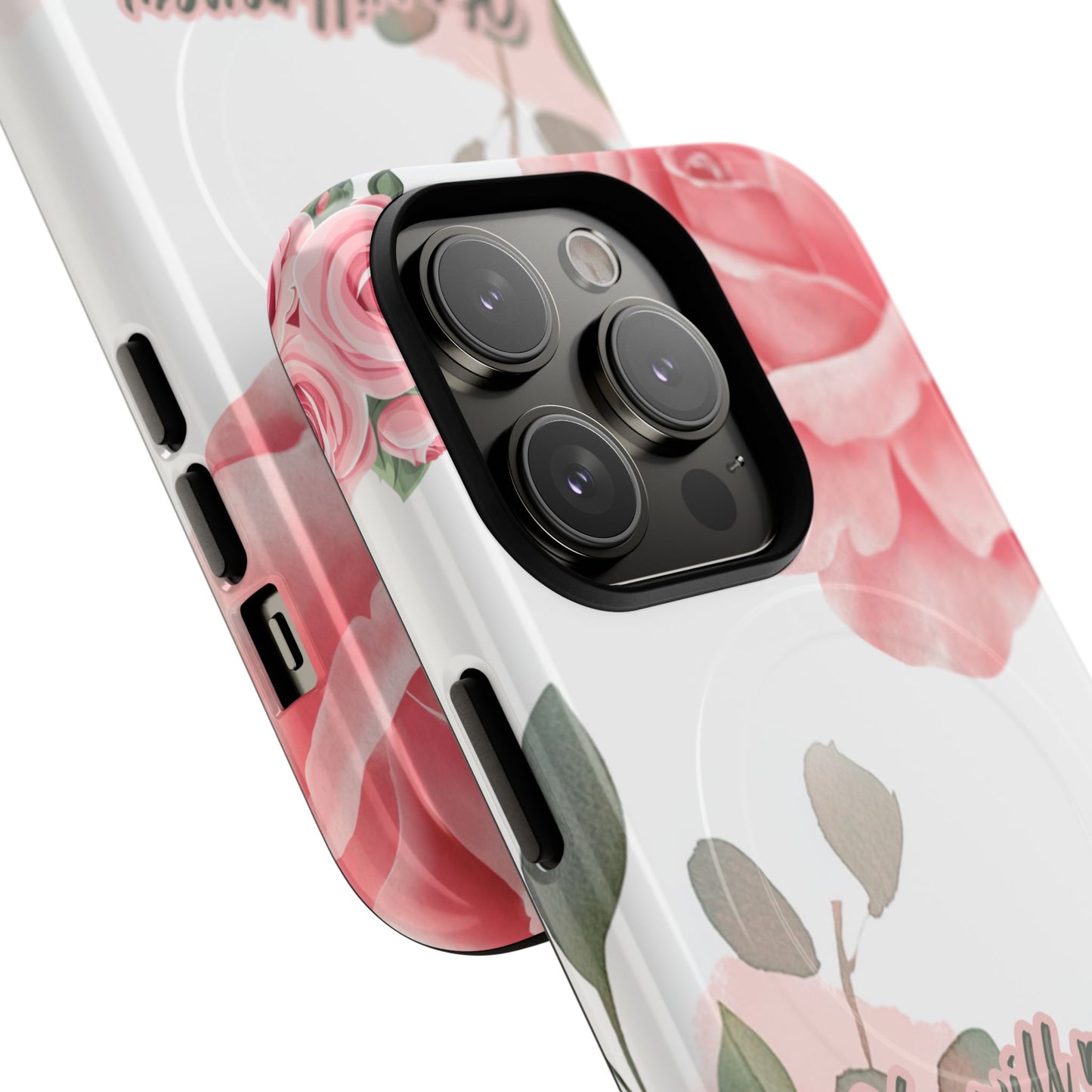 You will Renew your Strength Isaiah 40:11, Inspirational Gift, Tough iPhone Magnetic Case Scripture, Floral Bible Verse, MagSafe® iPhone®, iPhone 14, iPhone 15, iPhone 16, Pro, Pro Max, Plus.