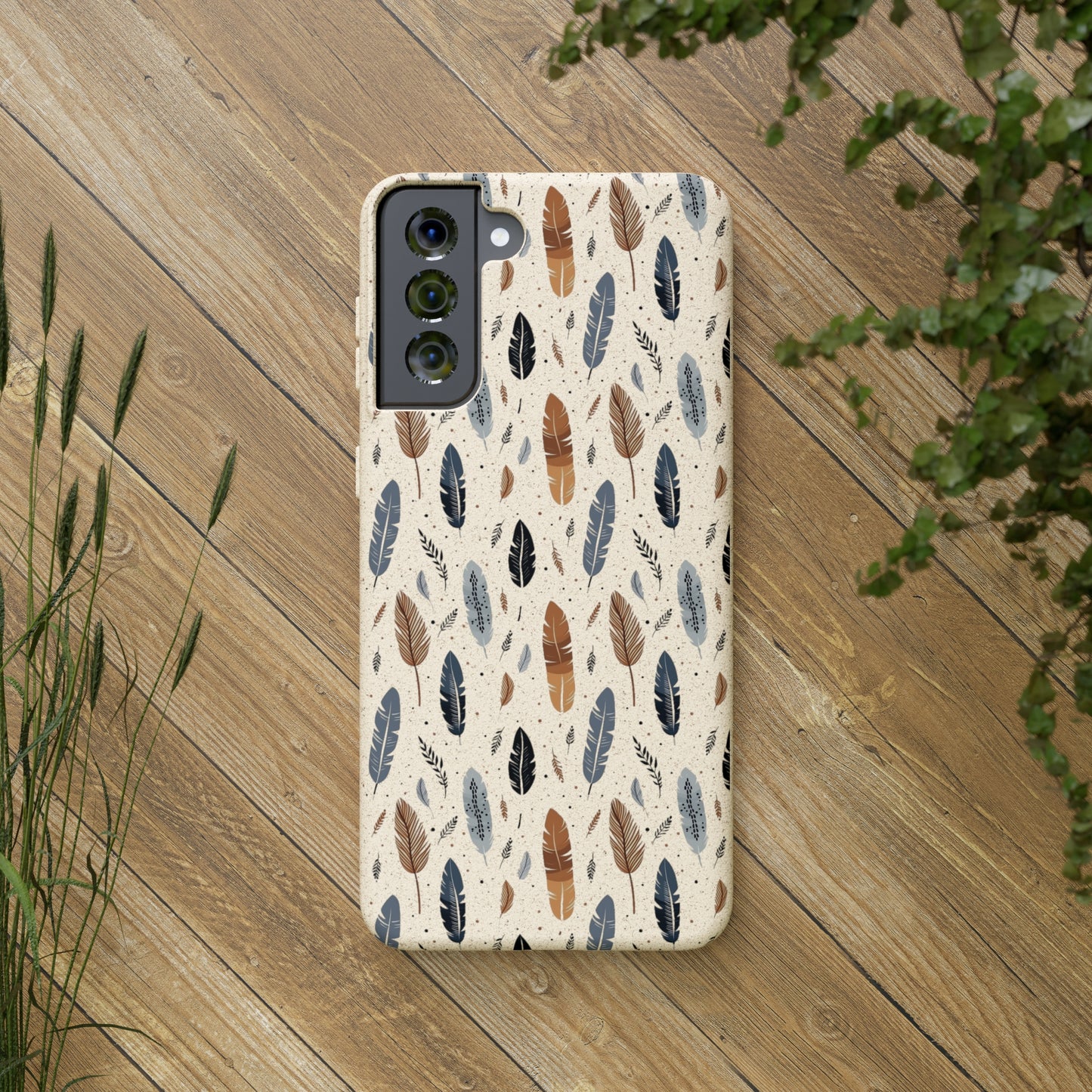 Whispering Feathers Samsung Biodegradable Cases