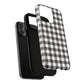 Black and White Gingham Phone Case, Tough Magnetic Cases, Stylish Phone Cover, Gift for Her, Trendy Phone Accessory, Checkered Print
