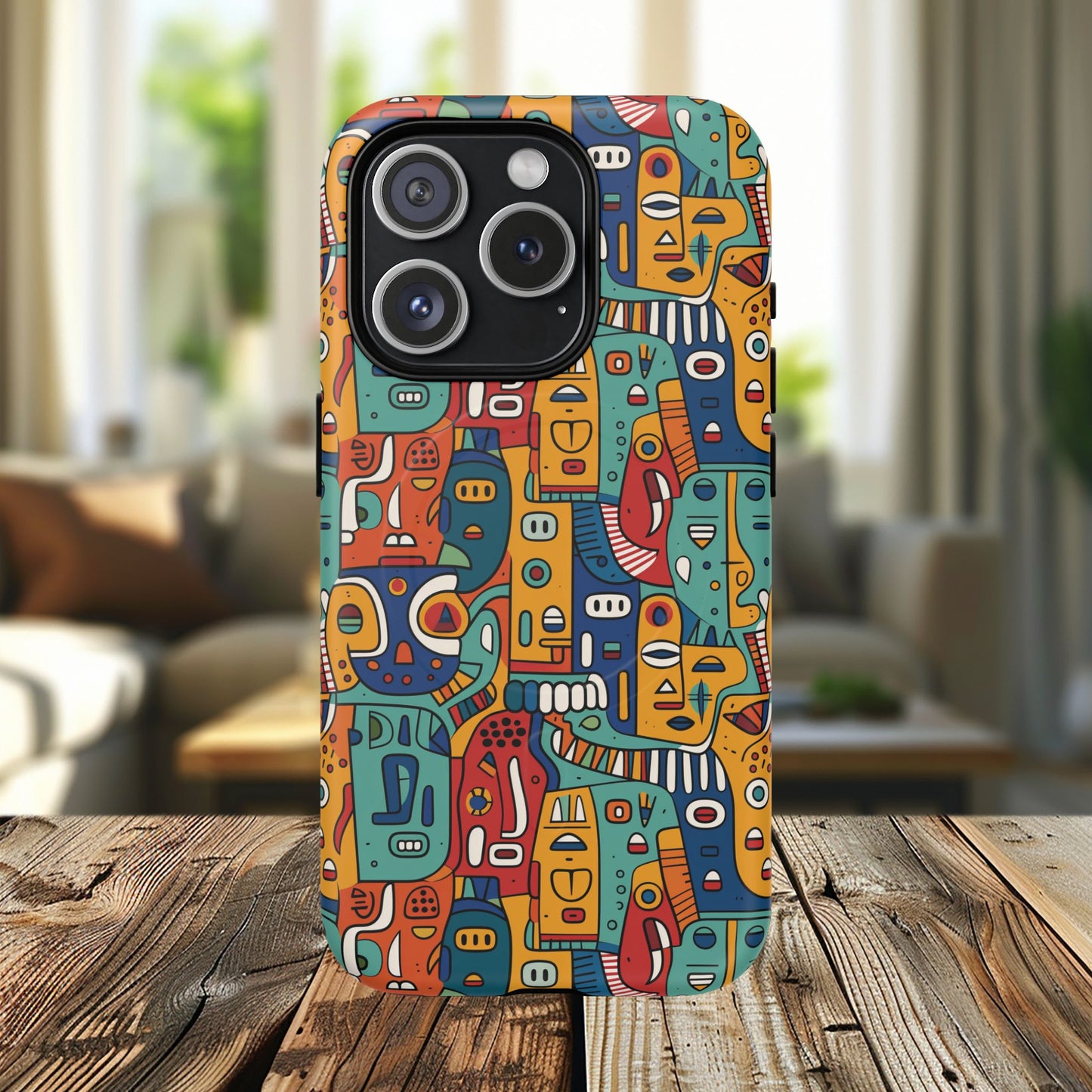 Vibrant Tough Magnetic Phone Cases - Unique Art, Protective Design, Gift for Him/Her, Trendy Accessories, Phone Protection