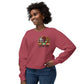 Faithful Harvest Cross Unisex Lightweight Crewneck Sweatshirt