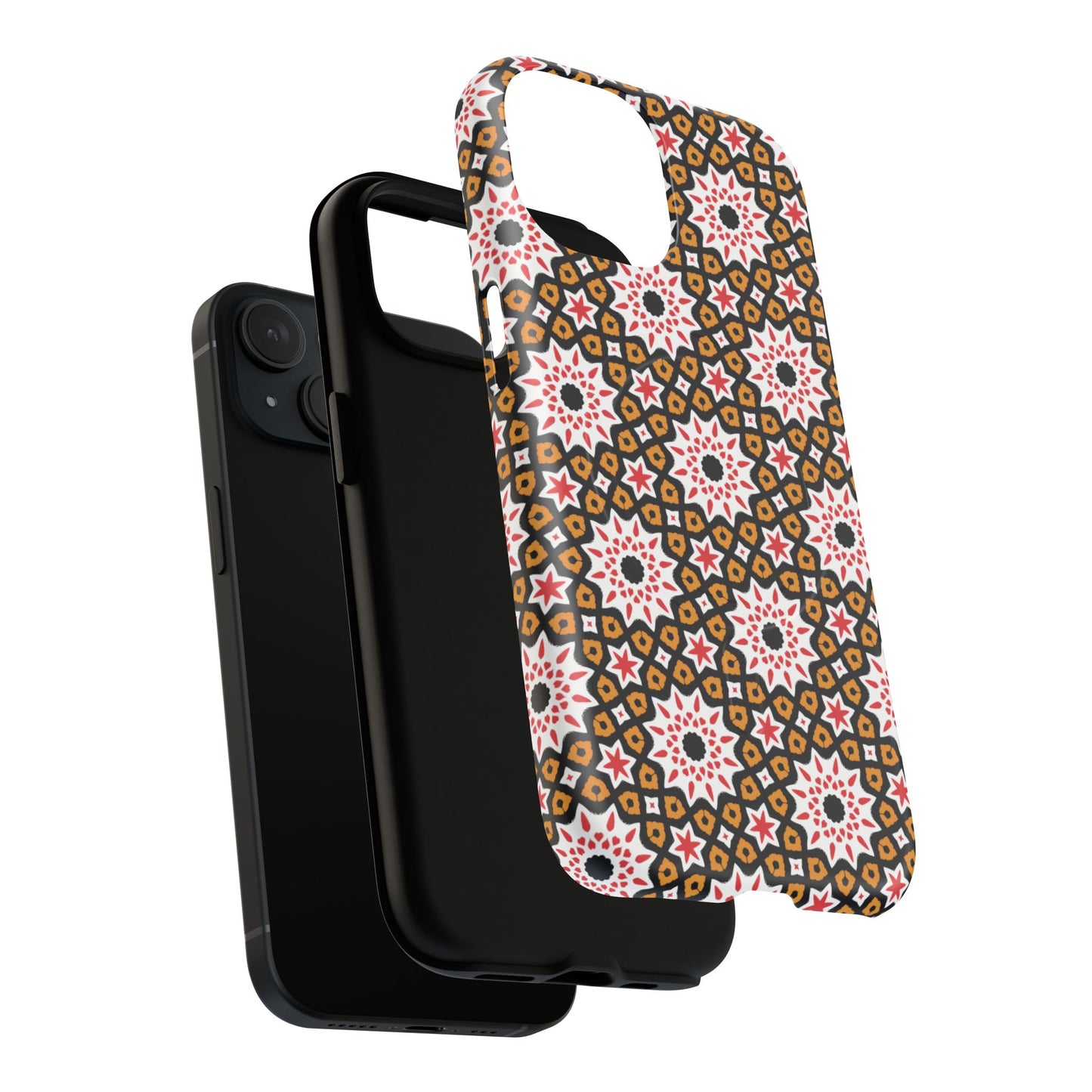 Bohemian Patterned Tough Magnetic Cases, Unique Phone Protection, Stylish Phone Cover, Gift for Trendsetters, Vibrant Designs