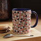 Colorful Heart Pattern Coffee Mug - Perfect Gift for Love & Friendship