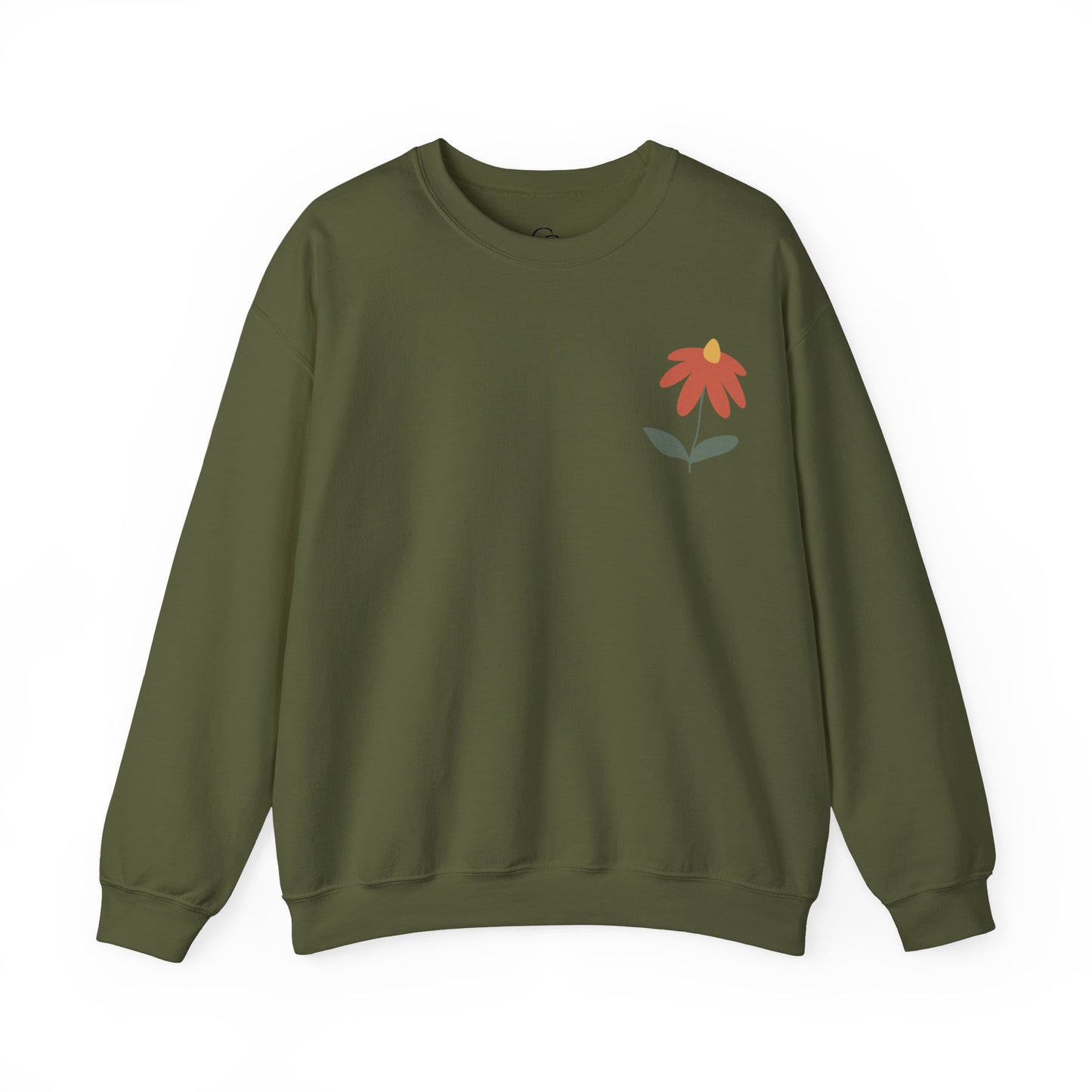 "All-Around Beauty" Unisex Floral Crewneck Sweatshirt