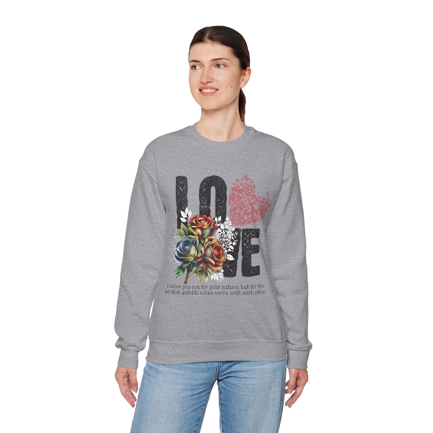 LOVE Always Unisex Heavy Blend™ Crewneck Sweatshirt.