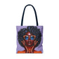 Afro Luxe Glow Tote Bag