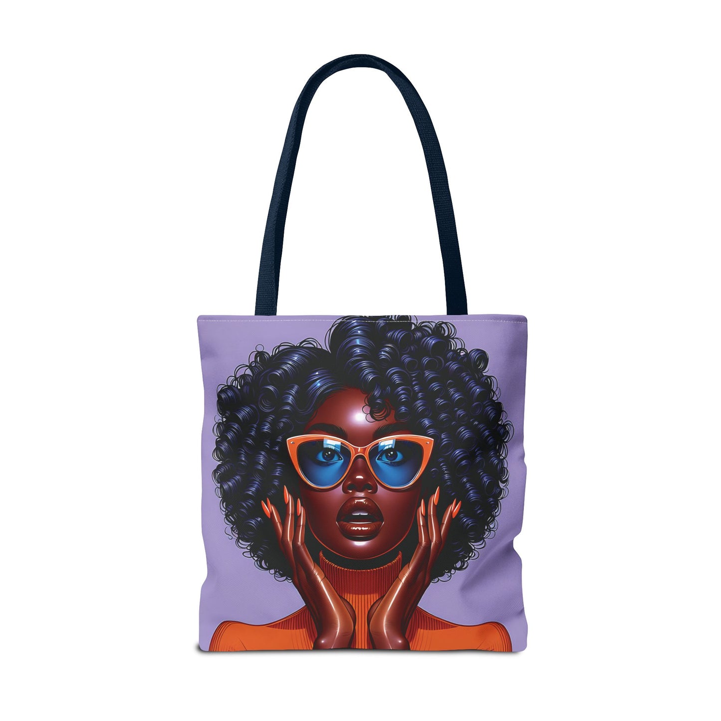 Afro Luxe Glow Tote Bag