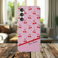 Personalized Cherry Blossom Dreams Flexi Case — Pink Retro Cherry iPhone® 7/8, 11, 12, 13, 14, 15, 16, 17, X/XS, SE, XR, Mini, Pro, Pro Max, Plus Cases.