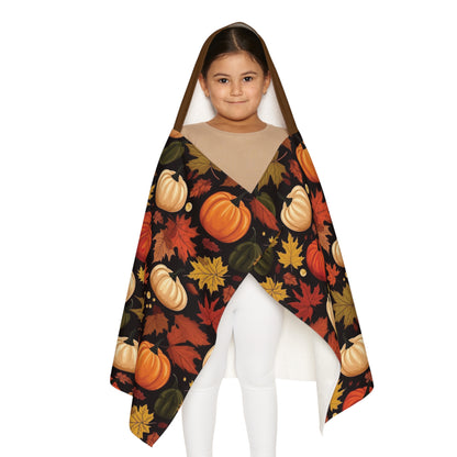 Pumpkin Harvest Snuggle Youth Hooded Towel