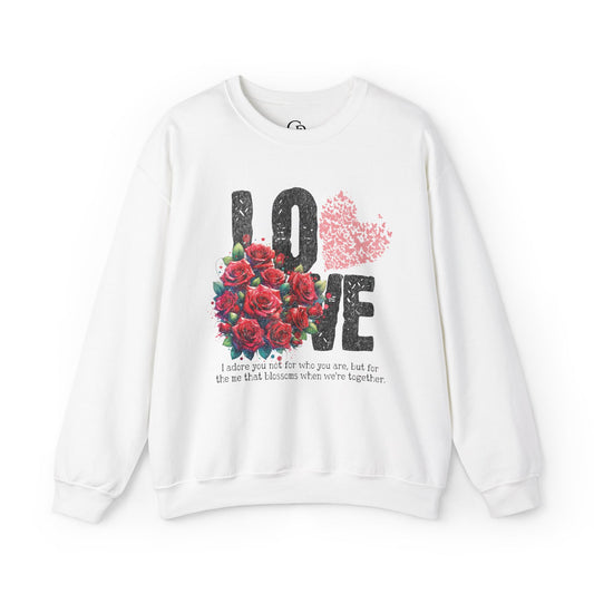 LOVE always Valentines Unisex Heavy Blend Crewneck