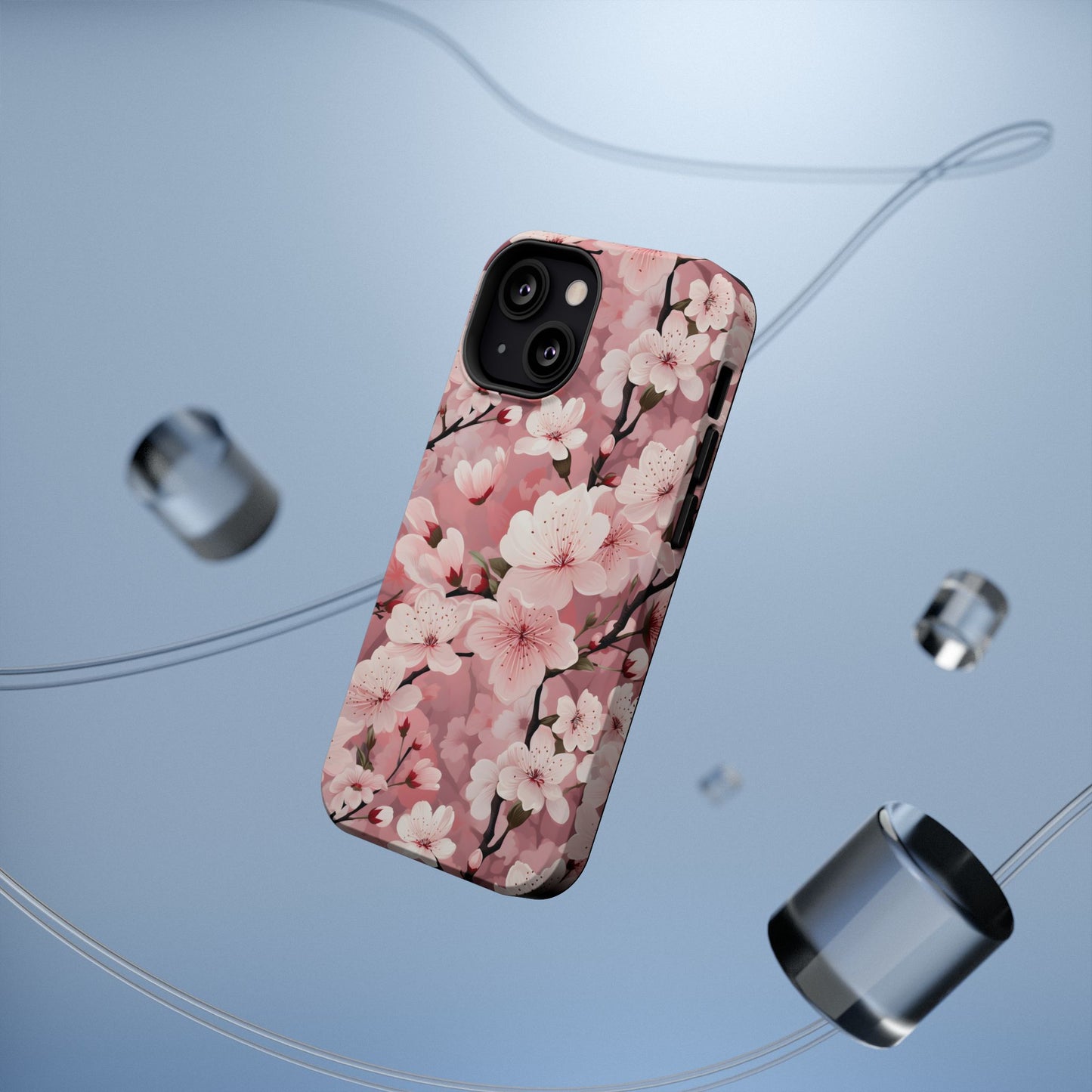 Cherry Blossom Magnetic Tough iPhone Cases